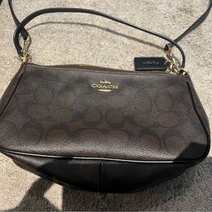 Coach baguette style bag with strap 🤎